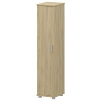 Шкаф высокий узкий закрытый Аргентум НТ-540+НТ-602 Баттл Рок